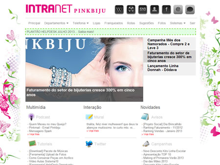 Intranet PINKBIJU